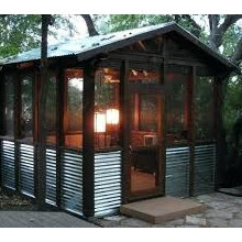 Detached screen porch
