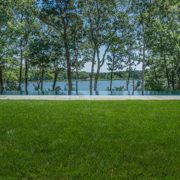 Infinity Swimming Pool Overlooking The Cape Cod Waterfront