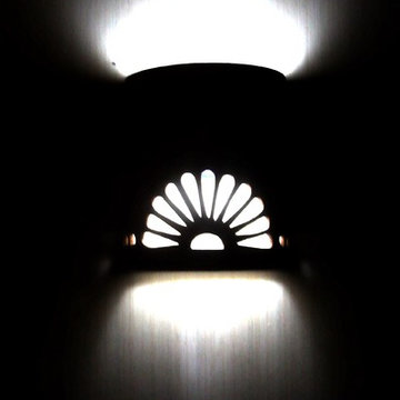Half Rosette Wall Sconce