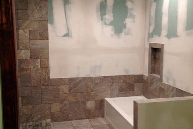 Example of a trendy home design design in Atlanta