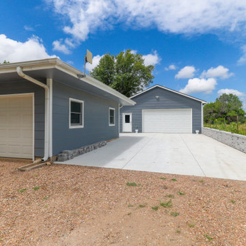 11th Street Detached Garage Build Before/Afters