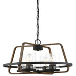Designers Fountain - Ryder 4 Light Chandelier, Forged Black - A fresh modern approach to rustic farmhouse. Ryder's minimalist appeal is the perfect finishing touch.