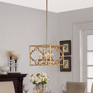 Currey and Company Cosette 4 Light Lantern