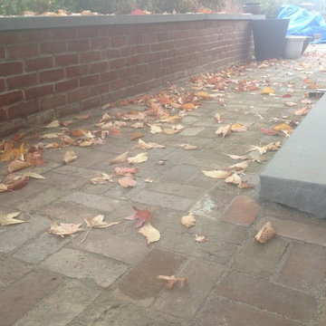 Natural Stone & Brick Patios with Natural Stone Walkways