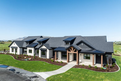 Farmhouse exterior home photo in Salt Lake City
