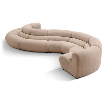 Modern Upholstered Outside Corner Sofa | Eichholtz Lindau, Light Brown