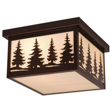 Yosemite 11.5-in Tree Outdoor Ceiling Light Burnished Bronze