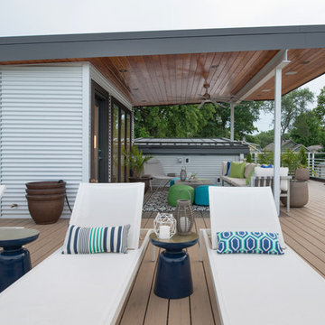 Rooftop Deck in Modern Urban Home
