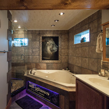 Customer designed basement bath