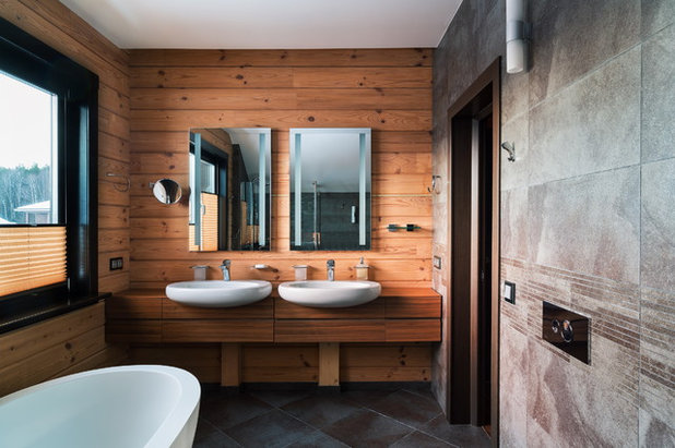 Современный Ванная комната by Архитектурное бюро LOFTING