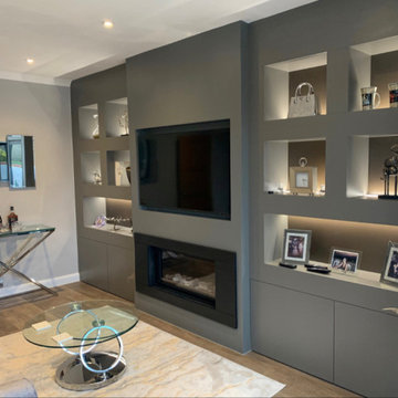 Bespoke Media Wall – London NW21Happy Space Design