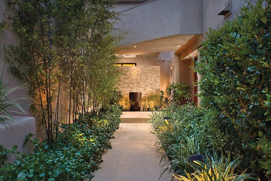 Trendy exterior home photo in Orange County