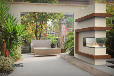 Exterior Fireplace Designs