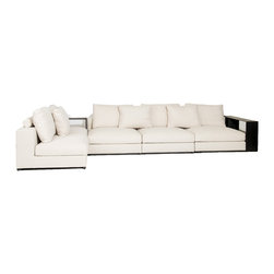 L Shaped Sofa with Bookshelves - Sofas And Sectionals