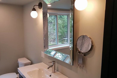 Example of a trendy home design design in Vancouver