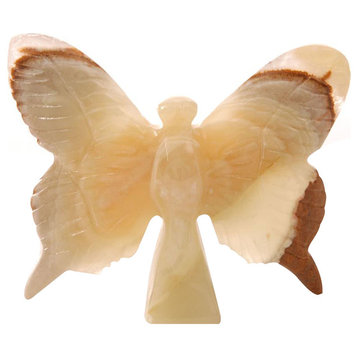 Marble Butterfly, Decorative Figurine, Spring Moss