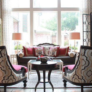 Transitional Cream And Gold Living Room | Houzz