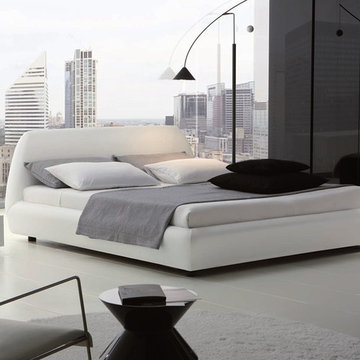 Downtown Upholstered Italian Bed by Rossetto - $1,935.00