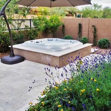 Jacuzzi, Pool, and Grill Backyard
