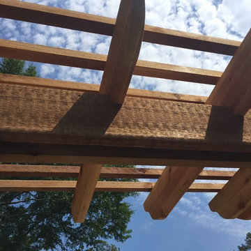 Cedar Pergola Atlanta Curb Appeal