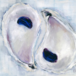 Plum Poised Oysters -  Sold - Paintings