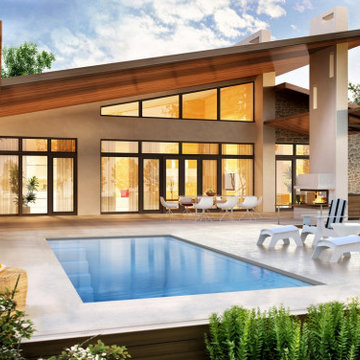 Aviva Pools "The Chic" Pool Project
