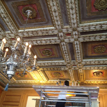 Grosse Pointe War Memorial Bridge Room Ceiling