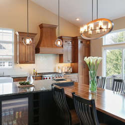 Rolling Meadows, Illinois - Transitional - Walnut Table Top - Table Tops And Bases