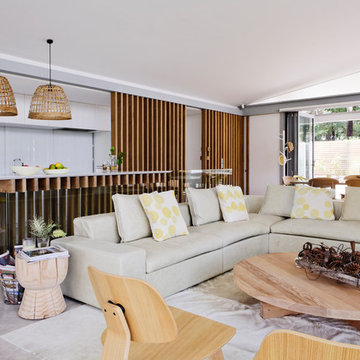 Living, Dining and Kitchen - Avoca Weekender - Avoca Beach House at Avoca Beach