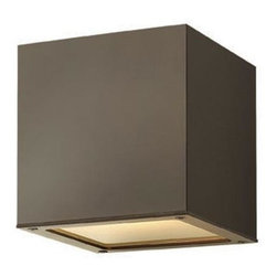 Hinkley Lighting - Hinkley Lighting 1767Bz-Led Outdoor Sconce Lighting Kube - Outdoor Wall Lights And Sconces