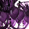 Cyan Design Bella Vetro Purple Eight-Light 34'' Wide Chandelier