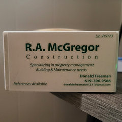 R.A McGregor Construction