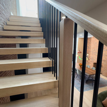 Project #145 | Modern Staircase Renovation in Victorian Townhouse