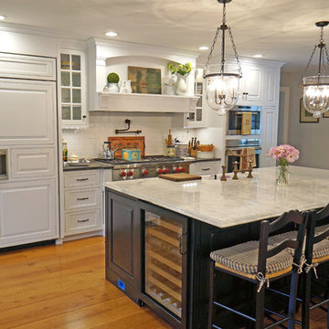 Beaded Inset White Kitchen
