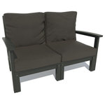 Highwood USA - Bespoke Loveseat, Jet Black/Black - Welcome to highwood.  Welcome to relaxation.