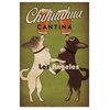 Ryan Fowler 'Double Chihuahua Los Angeles' Canvas Art
