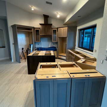 Custom Built Kitchen and Dry Bar