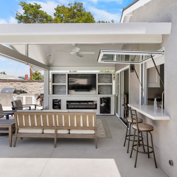 Triple Installation: WinDor Sliding Doors & ActivWall Gas-Strut Window