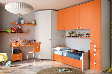 Design ideas for a modern bedroom in Melbourne.