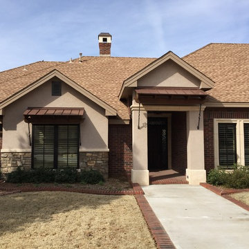 Exteriors-Our Stucco / Cast Stone / Awnings / Chimney Caps