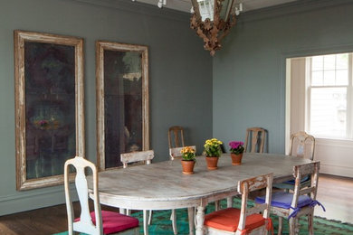 Design ideas for an eclectic dining room in New York.