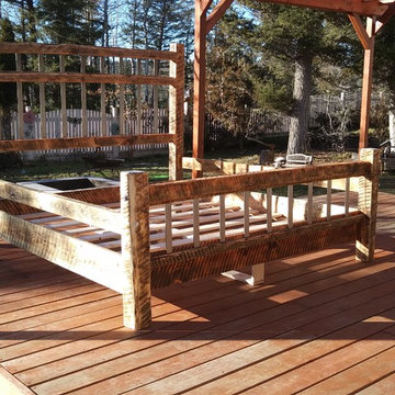 Weathered Timber King Size Bed