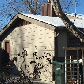 Rusted Corrugated Steel Siding With Stucco Sheet Siding