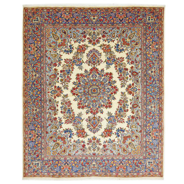 Persian Rug Kerman 8'5"x6'11" Hand Knotted