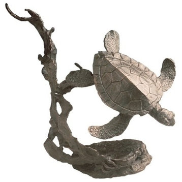 Sea Turtle Bronze Sculpture