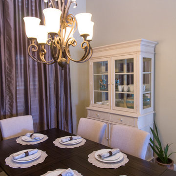 Orange Dining Room