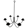 Wrought Iron 6 Arm Candle Chandelier