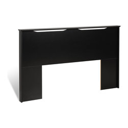 Prepac Coal Harbor Black Flat Panel Headboard - Headboards