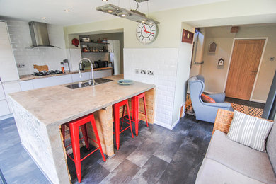 Design ideas for a contemporary kitchen in Other.
