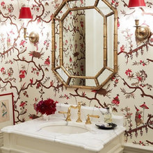 Powder room vanity